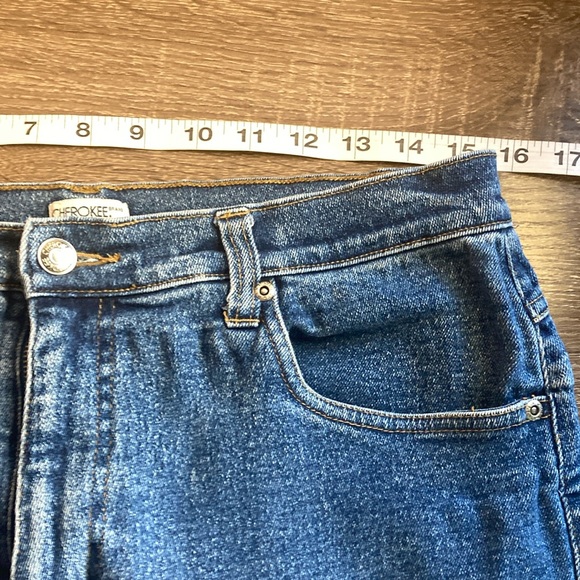 Vintage 90s Cherokee Medium Wash 12 Ankle Womens High Rise Jeans - Picture 4 of 9